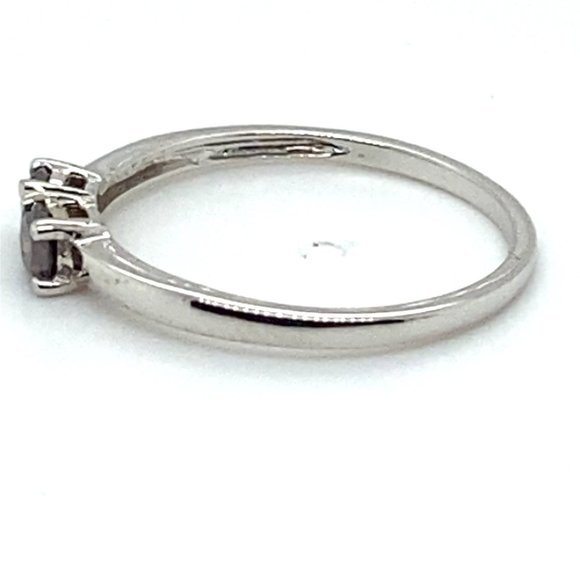 Amazon.com: 14K White Gold .33 ct Diamond Band Ring (Size  Champagne Diamonds .33ct Solid 14K White Gold Ring